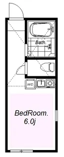 ユナイト追浜モンペリエ【2階】の間取り