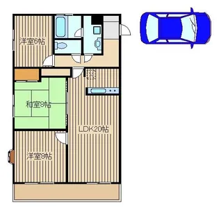 ライフタウン東大泉【1階】の間取り