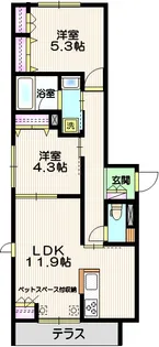 MAISON ASUKA III【1階】の間取り