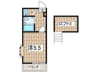 レジデンス小泉【2階】の間取り