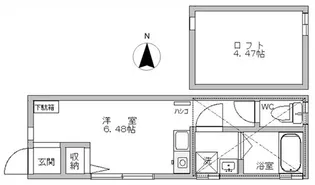 セレッソ東台【1階】の間取り