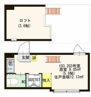 ネクステージ鶯谷(ネクステージウグイスダニ)【1階】の間取り