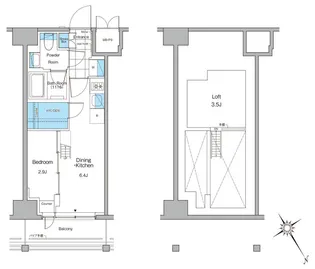 ルフォンプログレ横浜関内【14階】の間取り