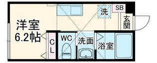 ラフィネ追浜【1階】の間取り