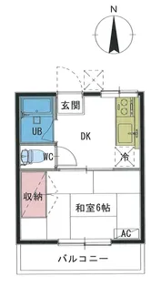 希望恵ハイツ【2階】の間取り