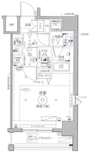 Le a川崎弐番館【11階】の間取り