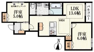 tres rios(トレス リオス)【2階】の間取り