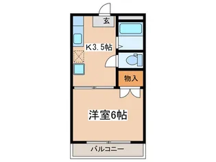 ピュアタウン東海大学駅前【2階】の間取り