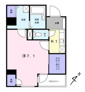 アルカンシェル新横浜【8階】の間取り