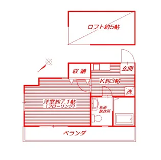 アネックス新横浜B棟【2階】の間取り