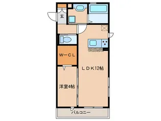 あいりす浄水【2階】の間取り