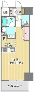 フェリズ横浜関内【5階】の間取り