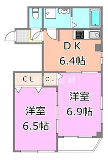 アートビルズ六番館【1階】の間取り