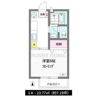 コモガーデン笹塚【2階】の間取り