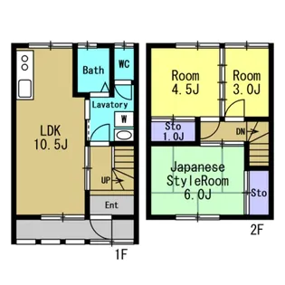 エステートハイムの間取り