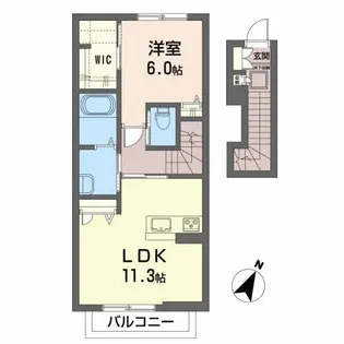 トラストM3【2階】の間取り