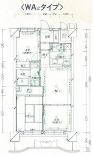 朝日プラザ柏木【9階】の間取り