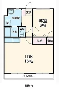 スウィートティファニー【4階】の間取り