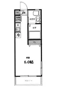 ストーリオ高円寺II【2階】の間取り