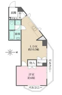 第一石原ビル【6階】の間取り