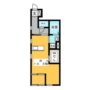 ボワ・リジエール A【1階】の間取り