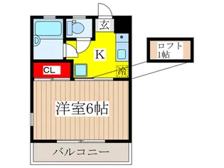 コ-ポグリ-ンロ-ド【2階】の間取り