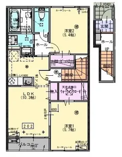 リーベ【2階】の間取り