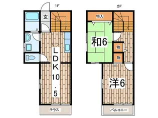 グリーンハイツ【1階】の間取り