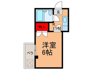 メゾンナカノ【5階】の間取り