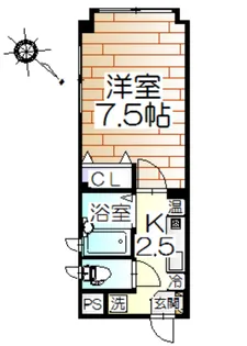 アマランス南大畑【2階】の間取り