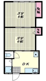 第5カントー荘【1階】の間取り