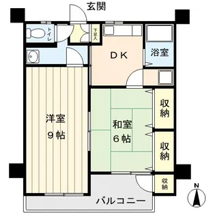 エトワール開成【2階】の間取り