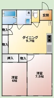 コーポ斎藤【3階】の間取り