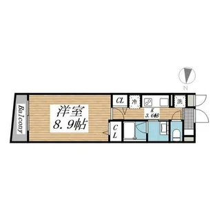 クリオ ラモード学芸大学II【3階】の間取り