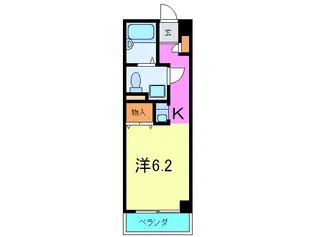 グランド-ル西岡本【5階】の間取り