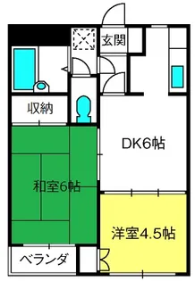 ヴィラージュ元町【3階】の間取り