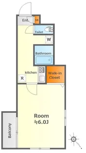 アーバンコート初台【1階】の間取り