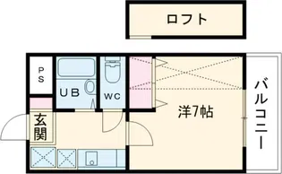 ABBEY ROAD【2階】の間取り
