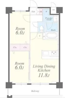 シャルム新横浜【2階】の間取り