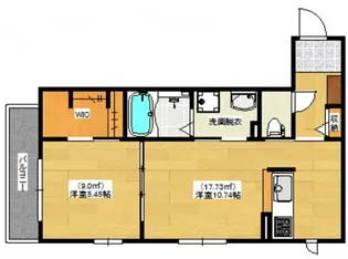 サンセットビュー府中八幡【3階】の間取り