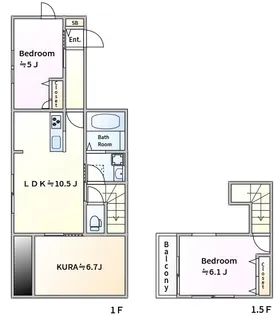 マインハオス【1階】の間取り
