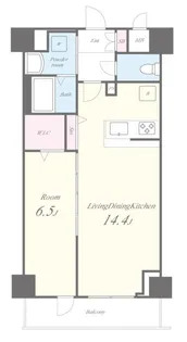 Horizon Residence【6階】の間取り