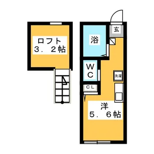 y&y伊勢町【2階】の間取り