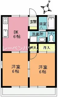 クリーンハイツ【1階】の間取り