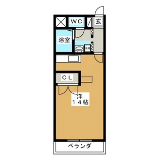 宮城野アヴェニュー【3階】の間取り