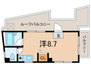 フェアリ-兼坂【5階】の間取り