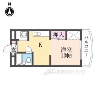 マンション和光【1階】の間取り
