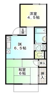 北コーポラス【2階】の間取り