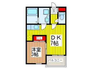 La Luceさいたま新都心【1階】の間取り