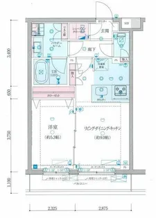 GENOVIA墨田八広skygarden【3階】の間取り